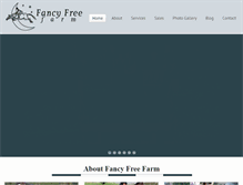 Tablet Screenshot of fancyfreefarm.com